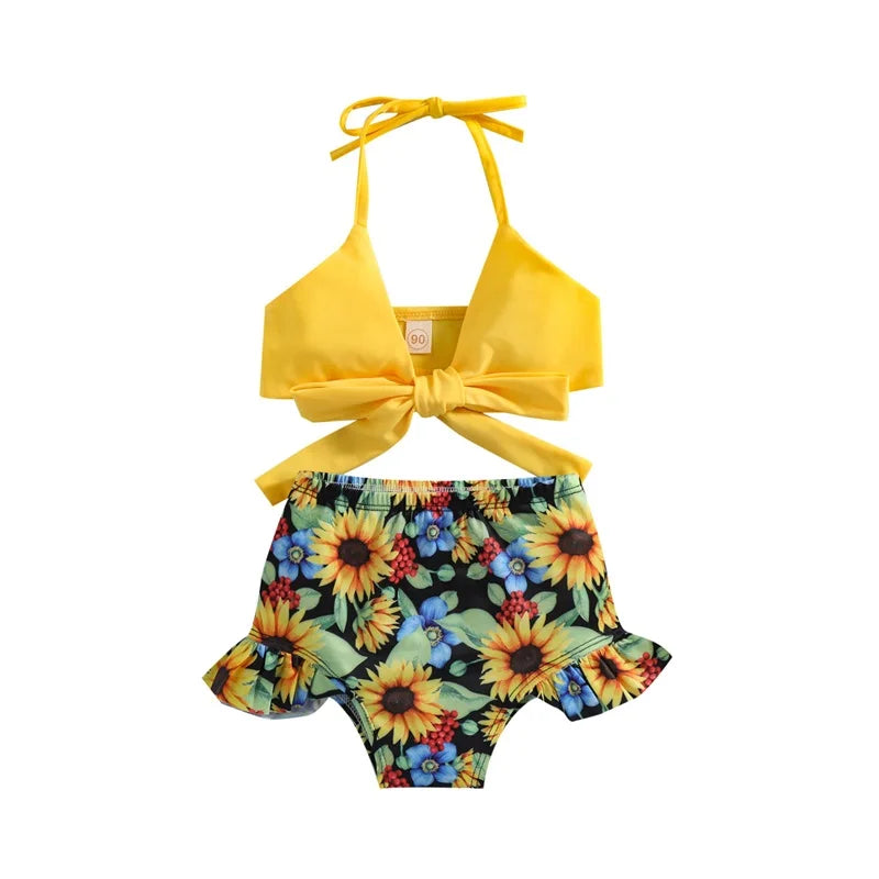 Biquini Infantil Girassol